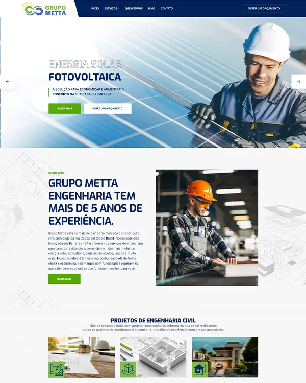 Site Institucional - Projeto 25